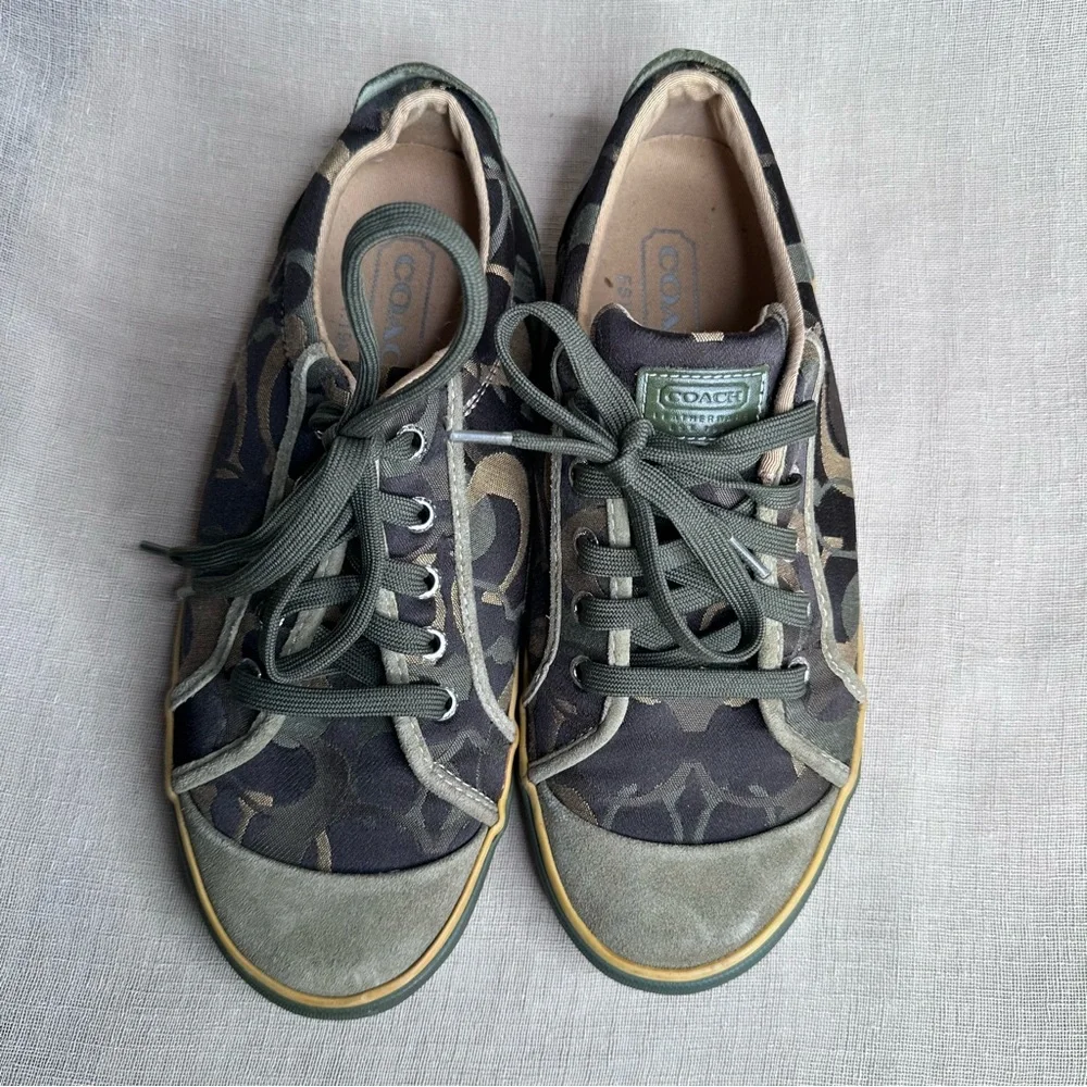 Coach Barrett Sneakers Olive Green